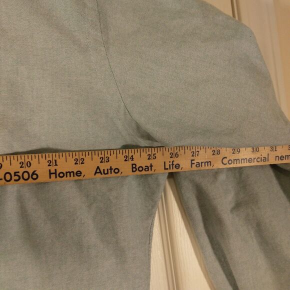 Ralph Lauren shirt mens 2XL XXL 18 34/35 blue green flesh pony classic oxford - Picture 4 of 8